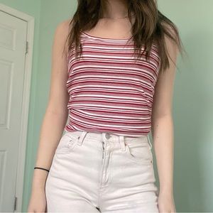 striped tank top